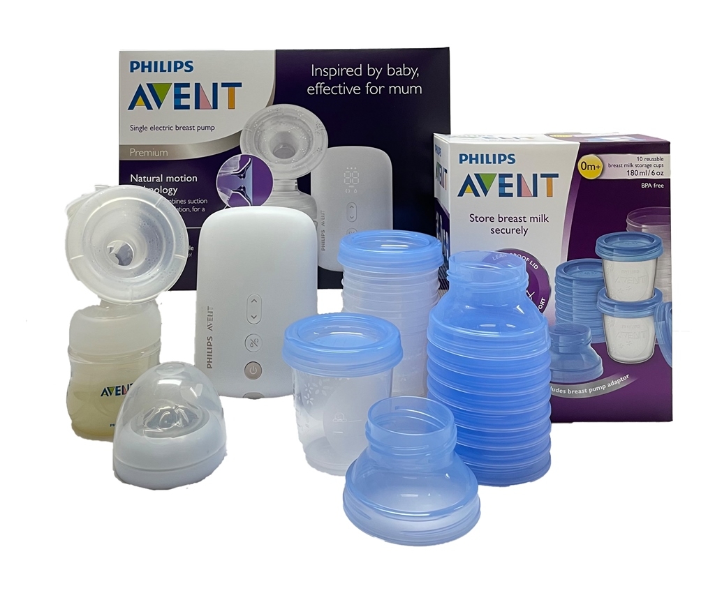 Single Electric Breast Pump with Free Storage Cups